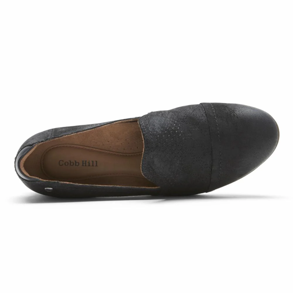 Cobb Hill CROSBIE SLIPON BLACK - Image 3