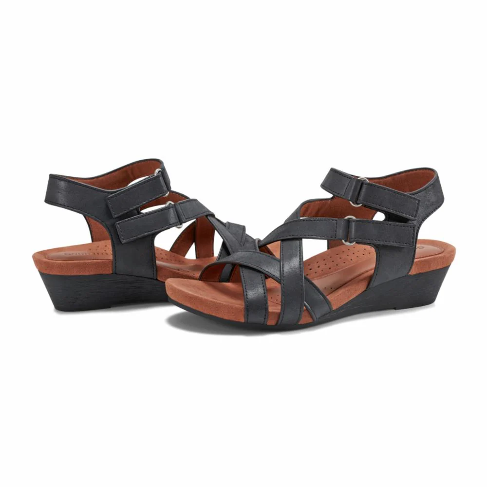 Cobb Hill  HELIN WEDGE BLACK/SHORE (GR) - Image 4