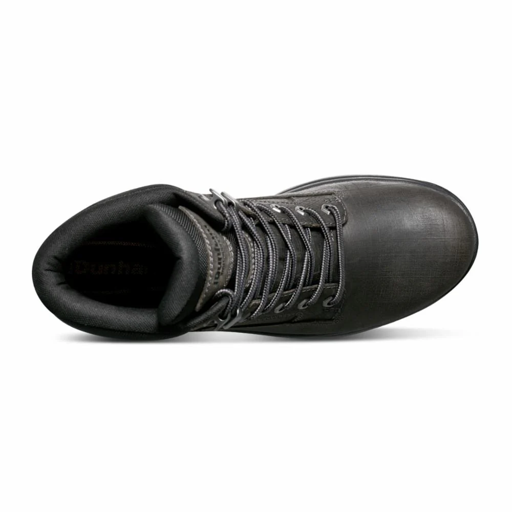 Dunham  6INPTBOOT BOOT LACEUP CHARCOAL GRAY/BLACK/BLACK - Image 3