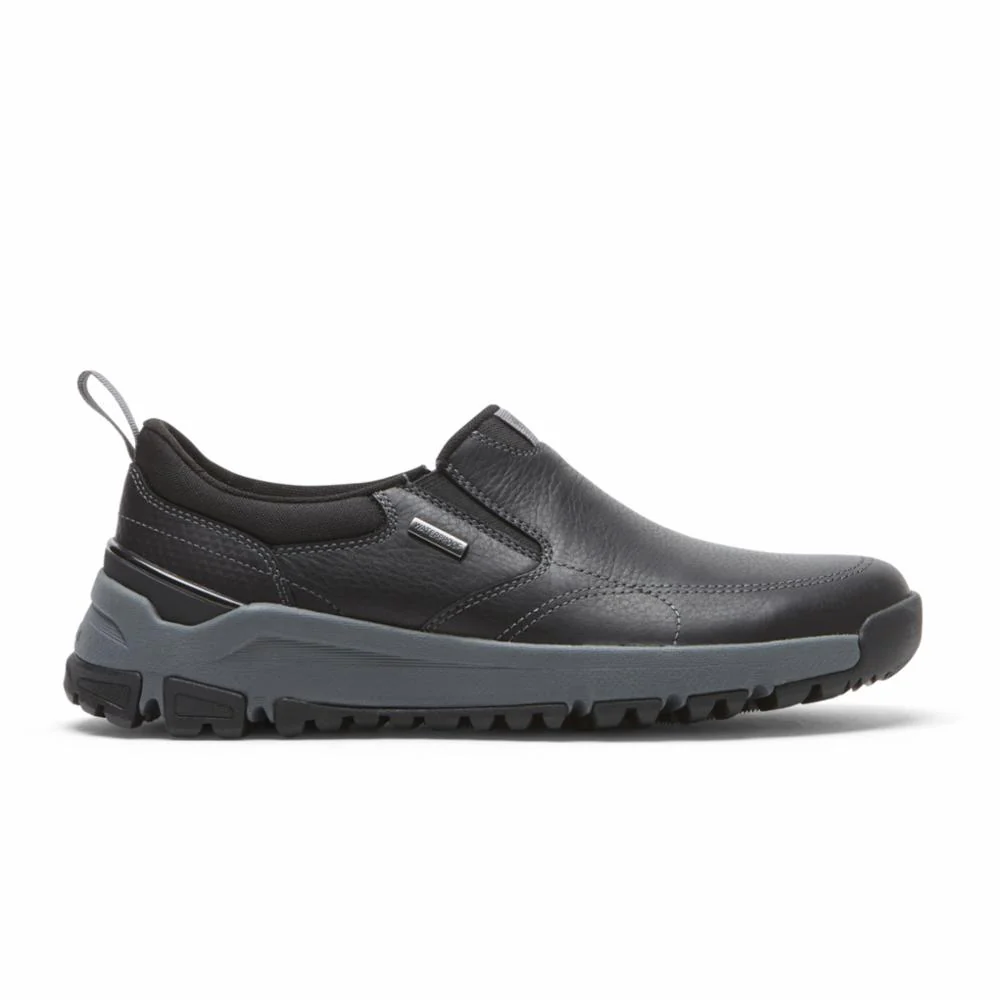 Dunham GLASTONBURY GSLIPON BLACK LEA/ SDE - Image 2
