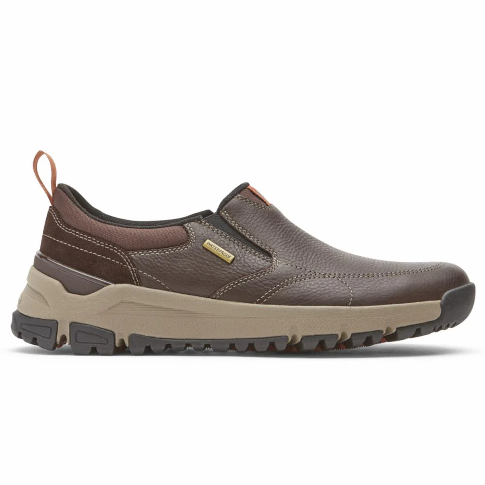 Dunham GLASTONBURY GSLIPON BROWN LEA/SDE - Image 2