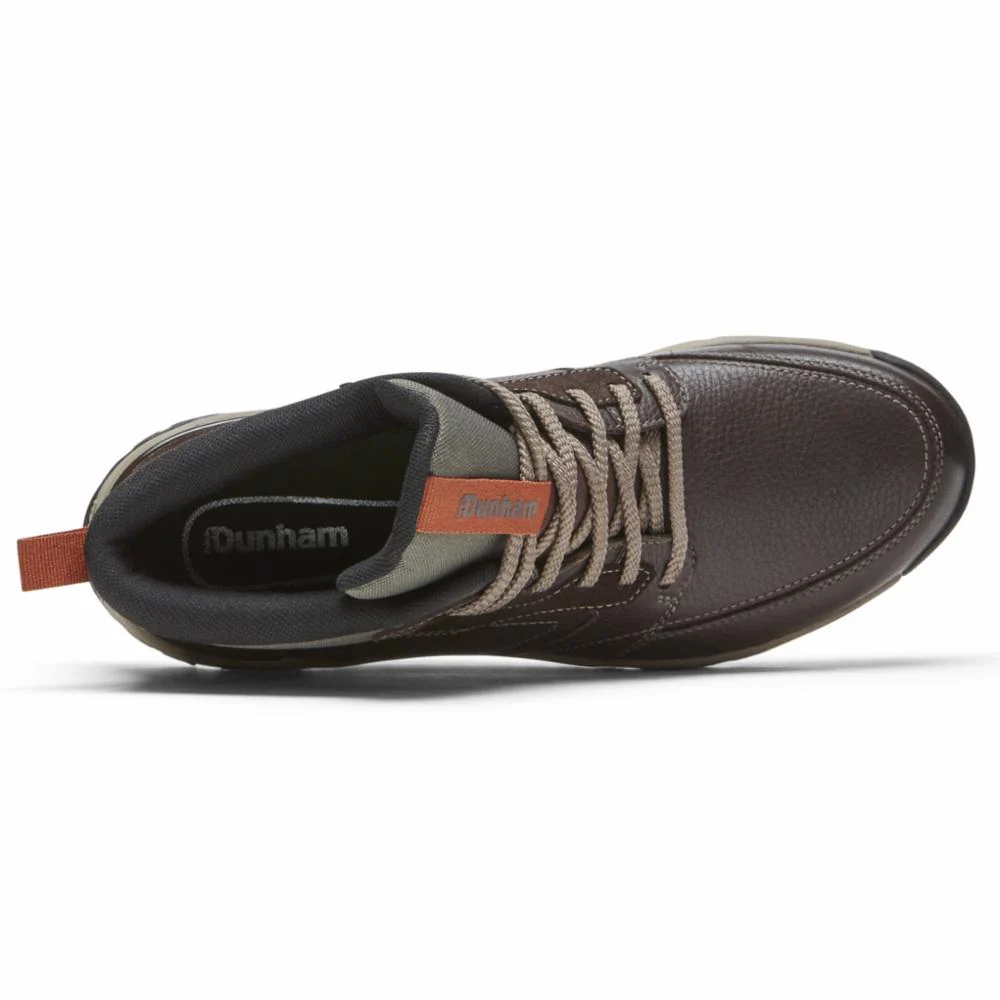 Dunham GLASTONBURY MIDBOOT BROWN LEA/SDE - Image 3