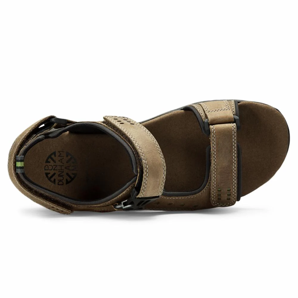 Dunham NEWPORT NOLAN ADJUSTABLE SANDAL TAN - Image 3