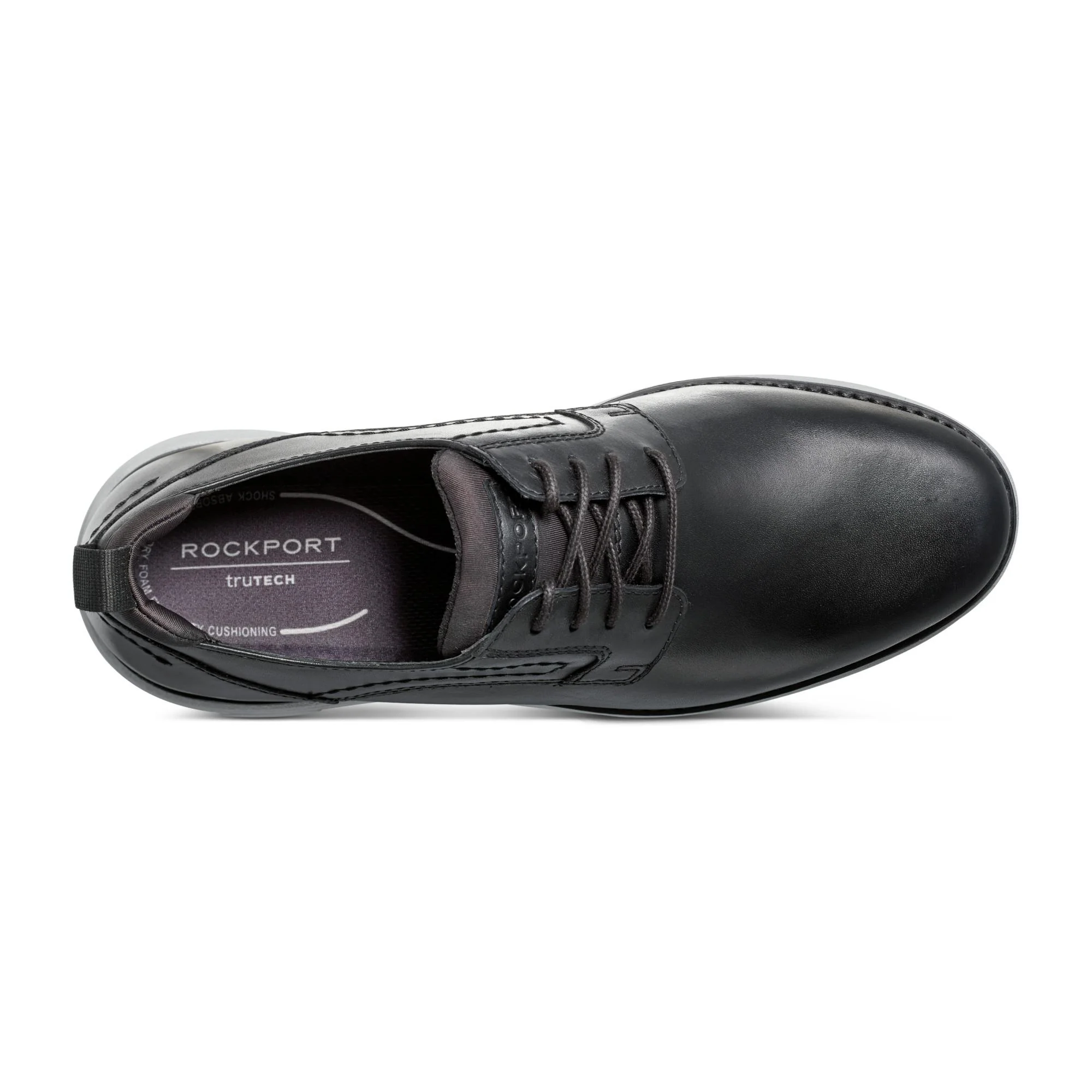 Rockport Men  CANTON LACEUP BLACK/BLACK/BLACK/HANOVER GR - Image 3