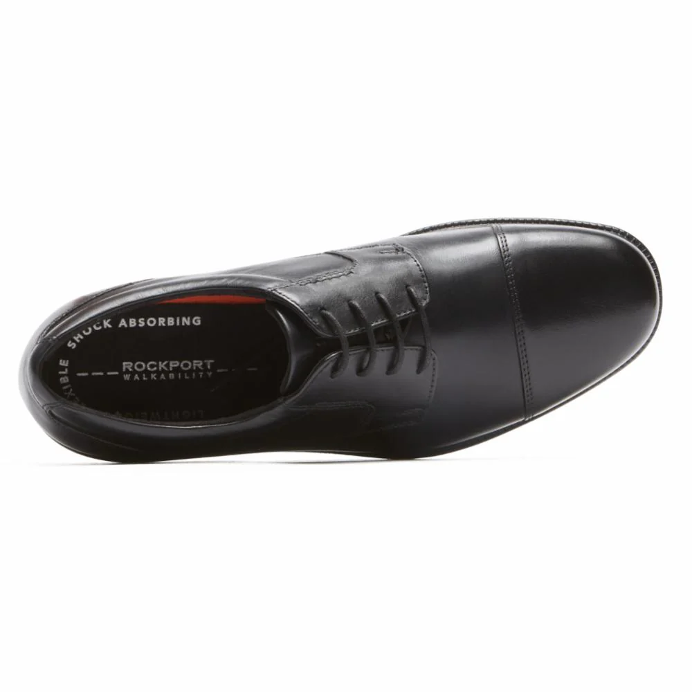 Rockport Men CHARLES ROAD CAPTOE BLACK - Image 3