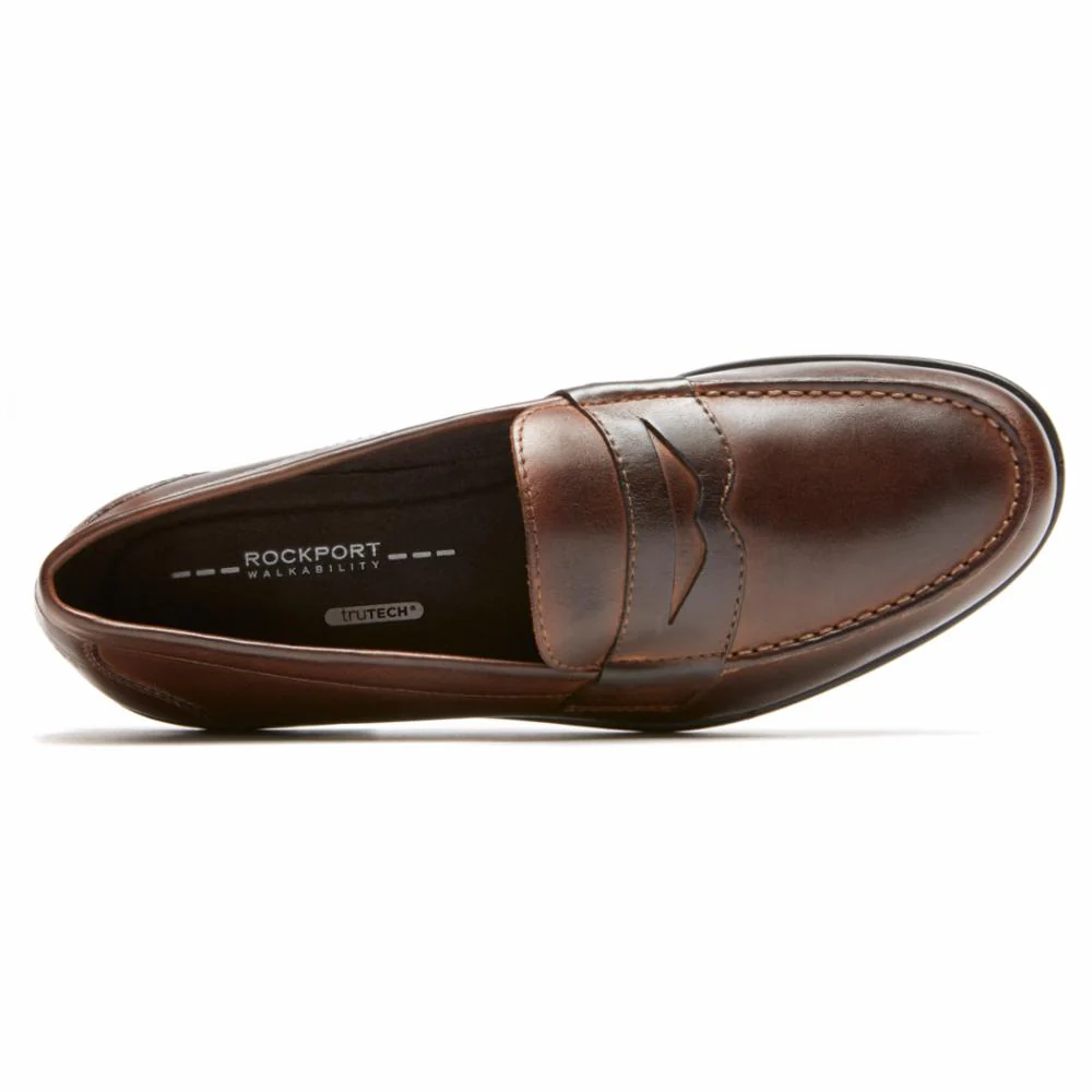Rockport Men CLASSIC LOAFER LITE PENNY DARK BROWN - Image 3