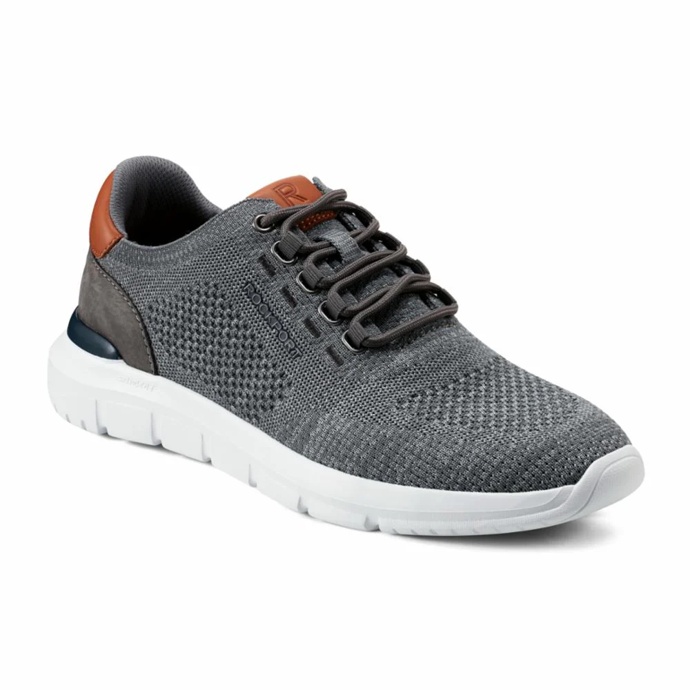 Rockport Men  JAIMSON LACEUP STEEL GREY+GRIFFIN/STEEL GREY/
