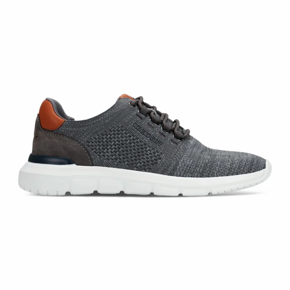 Rockport Men  JAIMSON LACEUP STEEL GREY+GRIFFIN/STEEL GREY/ - Image 2