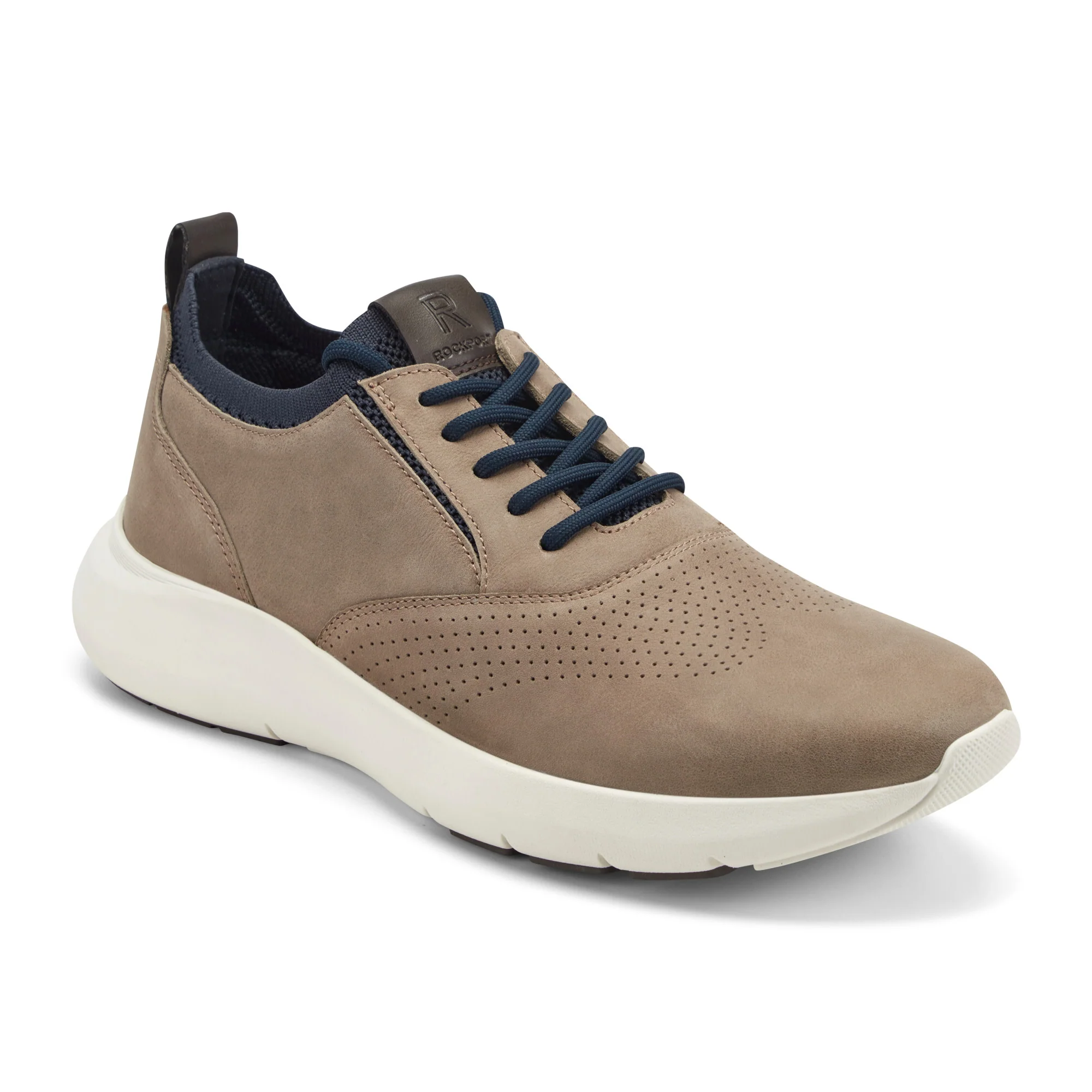 ROCKPORT MEN JEFFSON ACTIVE LACEUP TAUPE24064/RODI DARK BROWN