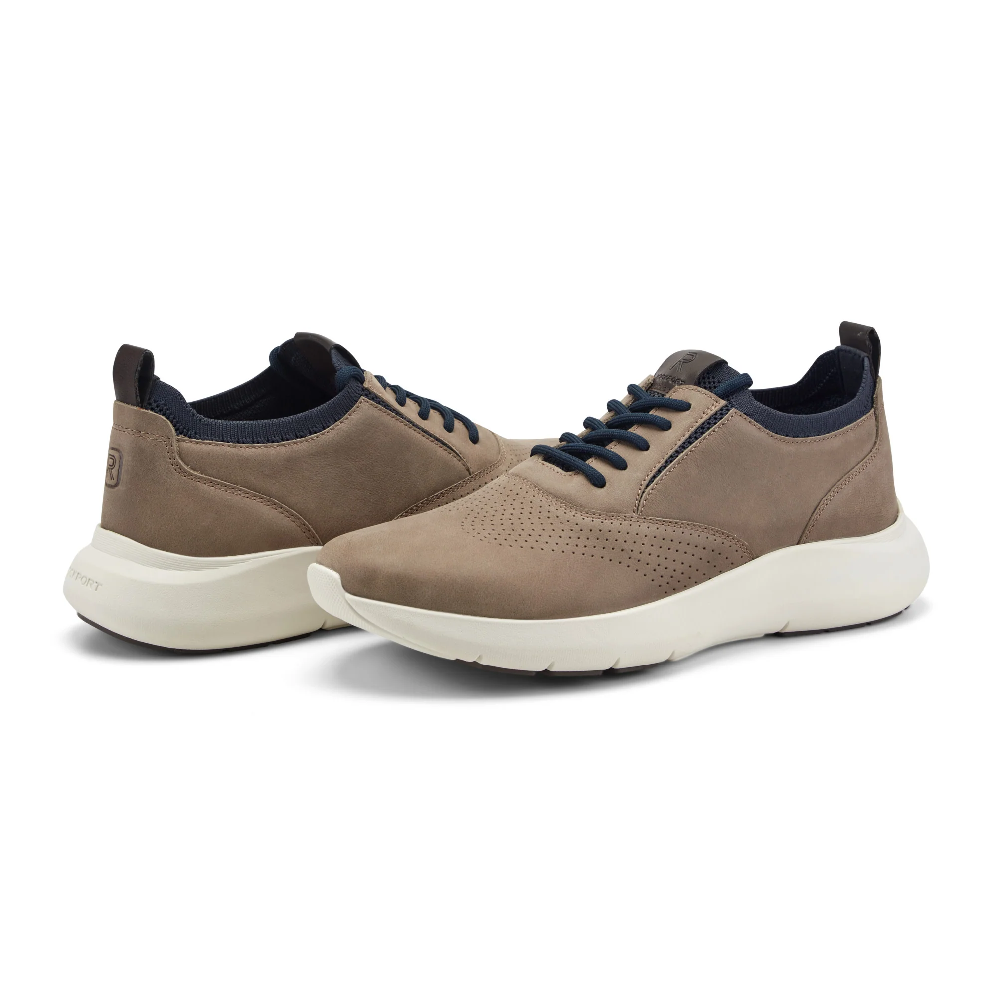 ROCKPORT MEN JEFFSON ACTIVE LACEUP TAUPE24064/RODI DARK BROWN - Image 6