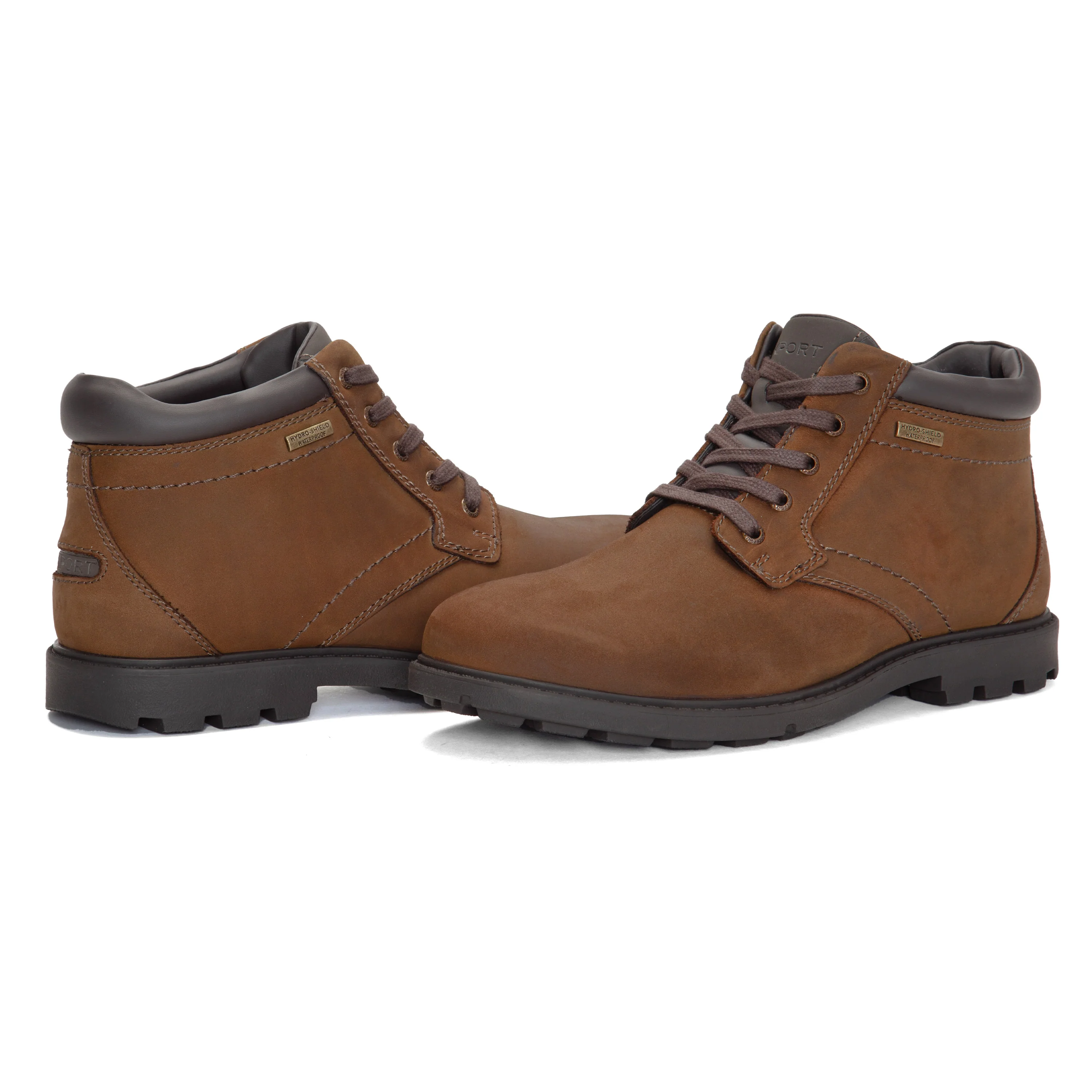 ROCKPORT MEN STORM SURGE PLAIN TOE BOOT TAN - Image 6