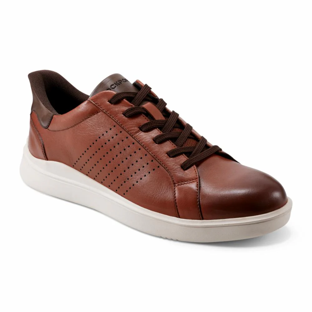 Rockport Men  TRISTENL2 STEP ACTIVATED LACEUP BRITISH TAN/JAVA/MONKS ROBE/LU