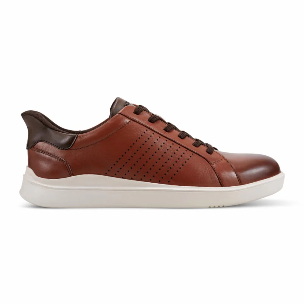 Rockport Men  TRISTENL2 STEP ACTIVATED LACEUP BRITISH TAN/JAVA/MONKS ROBE/LU - Image 2