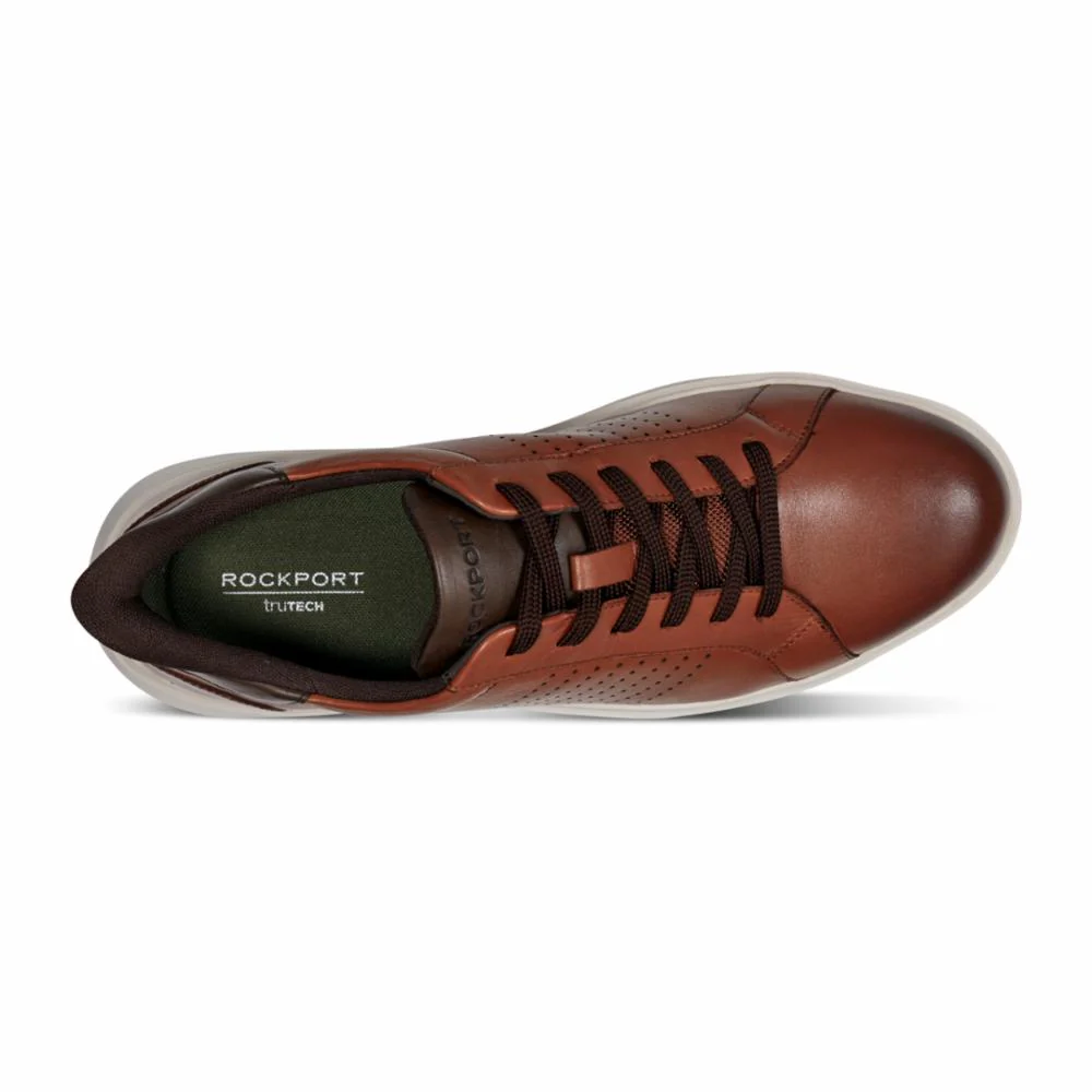 Rockport Men  TRISTENL2 STEP ACTIVATED LACEUP BRITISH TAN/JAVA/MONKS ROBE/LU - Image 3