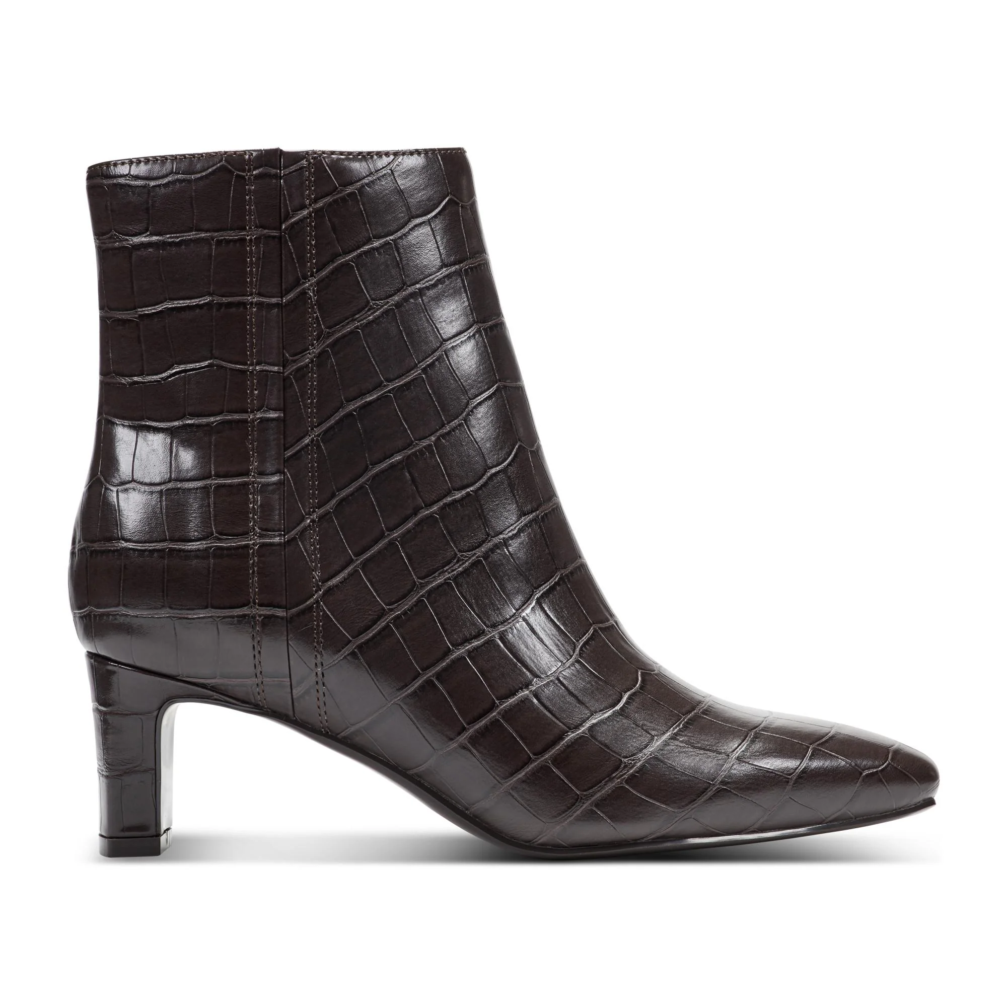 Rockport Women MARISA DRESS DK BROWN19/CROCODIL PU-XK90010 - Image 2